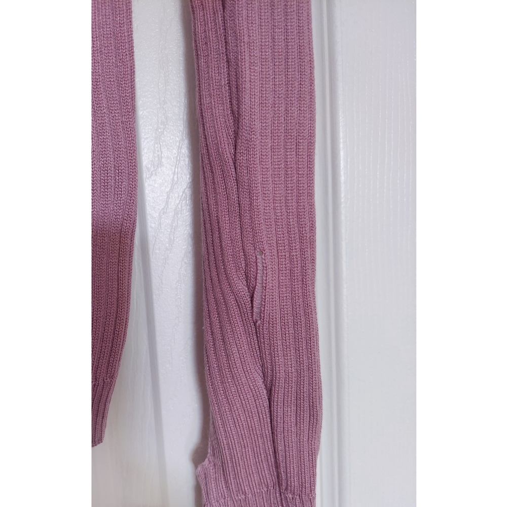 NWT - Lavender Cut Out Long Sleeve Mock Neck Top - Picture 8 of 10